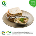 China Supplier BPA free SGS FDA CIQ Certificaton Eco-friendly Round Food Plate
